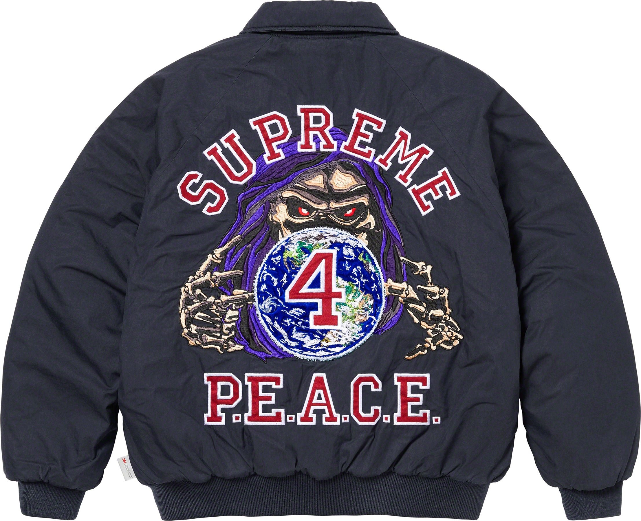 Peace Embroidered Work Jacket view 9